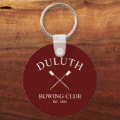 Porte-clés Club d'aviron classique (Recto)