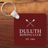 Porte-clés Club d'aviron classique (Recto)