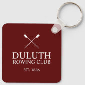 Porte-clés Club d'aviron classique (Dos)