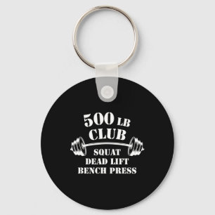 Porte-clés Club de 225 Kg Haltérophilie Gym Salle de Sport Po