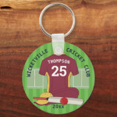 Porte-clés Club de cricket Team awards v4 (Recto)