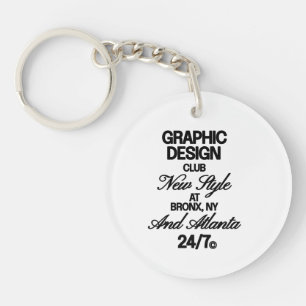 Porte-clés Club de design graphique