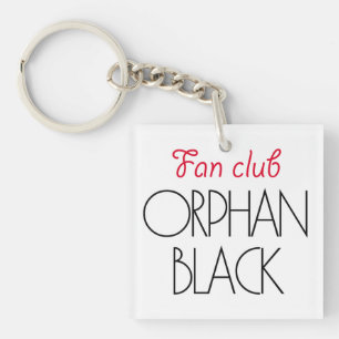 Porte-clés Club de fan noir orphelin