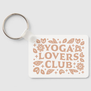 Porte-clés Club de filles amatrices de yoga groupe esthétique
