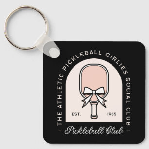 Porte-clés Club de filles de Pickleball fantaisie esthétique