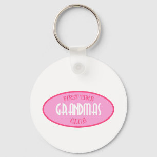 Porte-clés Club de grand-mamans de première fois (rose)