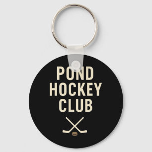 Porte-clés Club de hockey sur glace en plein air Bâtons crois