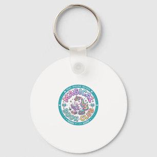 Porte-clés Club de lecture magique licorne T-shirt drôle Grap
