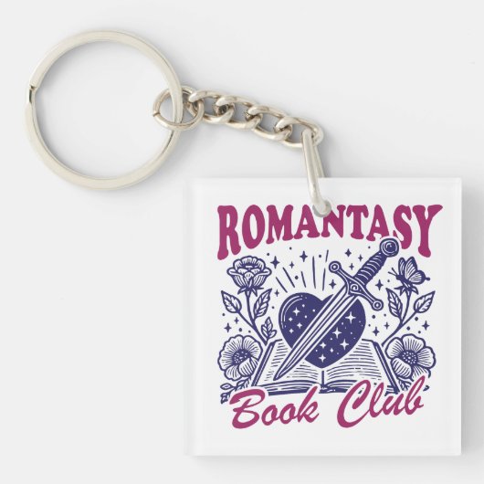 Porte-clés Club de lecture romantasy (Devant)
