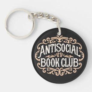 Porte-clés Club de livres antisociaux