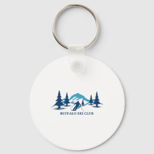 Porte-clés Club de ski de Buffalo New York Station de ski Ski