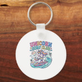 Porte-clés Club de surf Licorne (Recto)