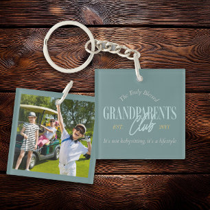 Porte-clés Club des Grands-Parents Photo C'est un Style de Vi