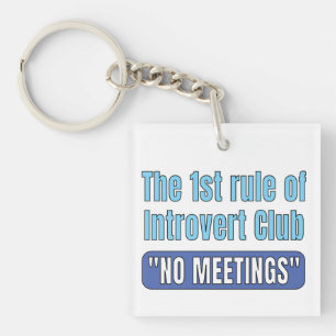 Porte-clés Club des introvertis - T-Shirt
