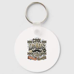Porte-clés Club des papas cool T-shirt vintage design de papa