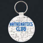 Porte-clés Club mathématique<br><div class="desc">The parfait key chain for the member of you mathematics club.</div>