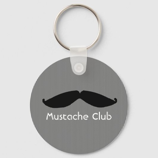 Porte-clés Club Mustache (Recto)