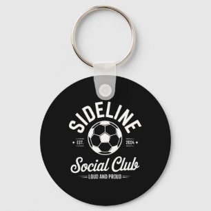 Porte-clés Club Social de la Ligne de Touche de Football Loud