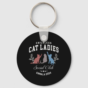 Porte-clés Club Social des Dames au Chat sans Enfants Kamala