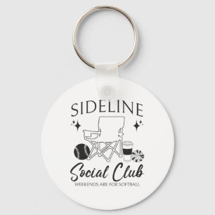 Porte-clés Club social en marge des femmes jeu de jour de mam