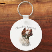 Porte-clés Clumber Spaniel Maman 2 Porte - clé (Verso)