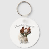 Porte-clés Clumber Spaniel Maman 2 Porte - clé (Verso)