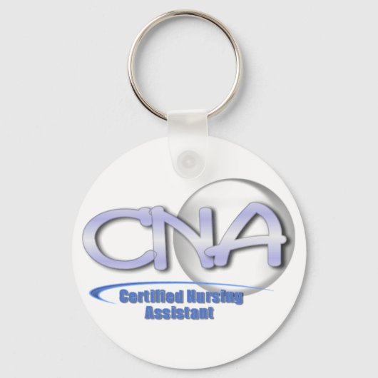 PORTE-CLÉS CNA FUN BLUE - ASSISTANTE INFIRMIÈRE CERTIFIÉE (Recto)