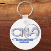PORTE-CLÉS CNA FUN BLUE - ASSISTANTE INFIRMIÈRE CERTIFIÉE (Recto)