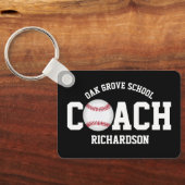 Porte-clés Coach Baseball / Softball (Verso)