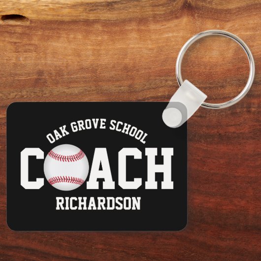 Porte-clés Coach Baseball / Softball (Recto)