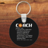 Porte-clés Coach Bysketbyll Coaching Cadeau (Recto)