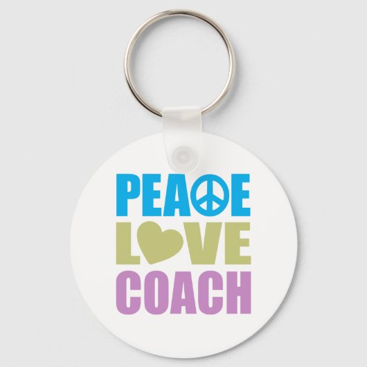 Porte-clés Coach Peace Love (Recto)
