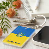 Porte-clés Coat des bras de Ukrainian (Devant droit)