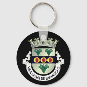 Porte-clés Coat of Arms of Vila Nova de Famalicão, PORTUGAL K