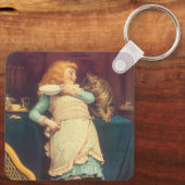 Porte-clés Coaxer mieux que Teasing Charles Burton Barber (Verso)