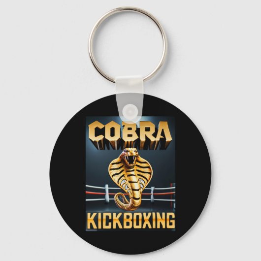 Porte-clés Cobra Kickboxing Design By Don Castillo (Recto)