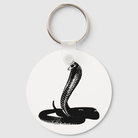 Porte-clés Cobra - noir (Recto)