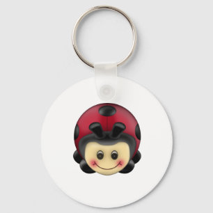 Porte-clés coccinelle