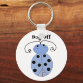 Porte-clés Coccinelle Bleue - Dégage (Recto)