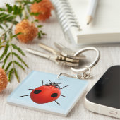 Porte-clés Coccinelle Chanceuse (Devant Droit)