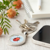 Porte-clés Coccinelle Chanceuse (Côté )