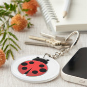 Porte-clés Coccinelle de Kawaii (Devant Droit)