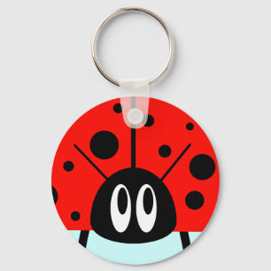 Porte-clés Coccinelle mignonne