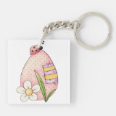 Porte-clés Coccinelle Œuf de Pâques (Dos)