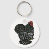 Porte-clés Cochin : Coq mouillé (Verso)