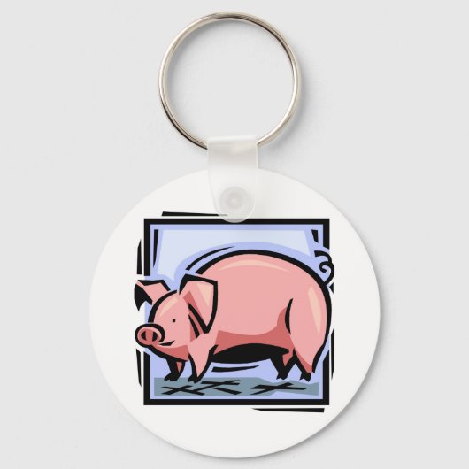 Porte-clés Cochon (Recto)