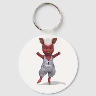 Porte-clés Cochon De Ballet En Pointe