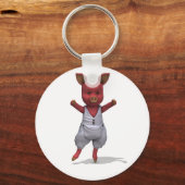 Porte-clés Cochon De Ballet En Pointe (Recto)