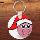 Porte-clés cochon de noël (Recto)