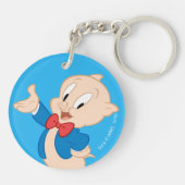 Porte-clés Cochon de porc| Pose classique (Dos)